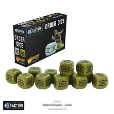 Warlord Games, Bolt Action: Orders Dice Pack - Green