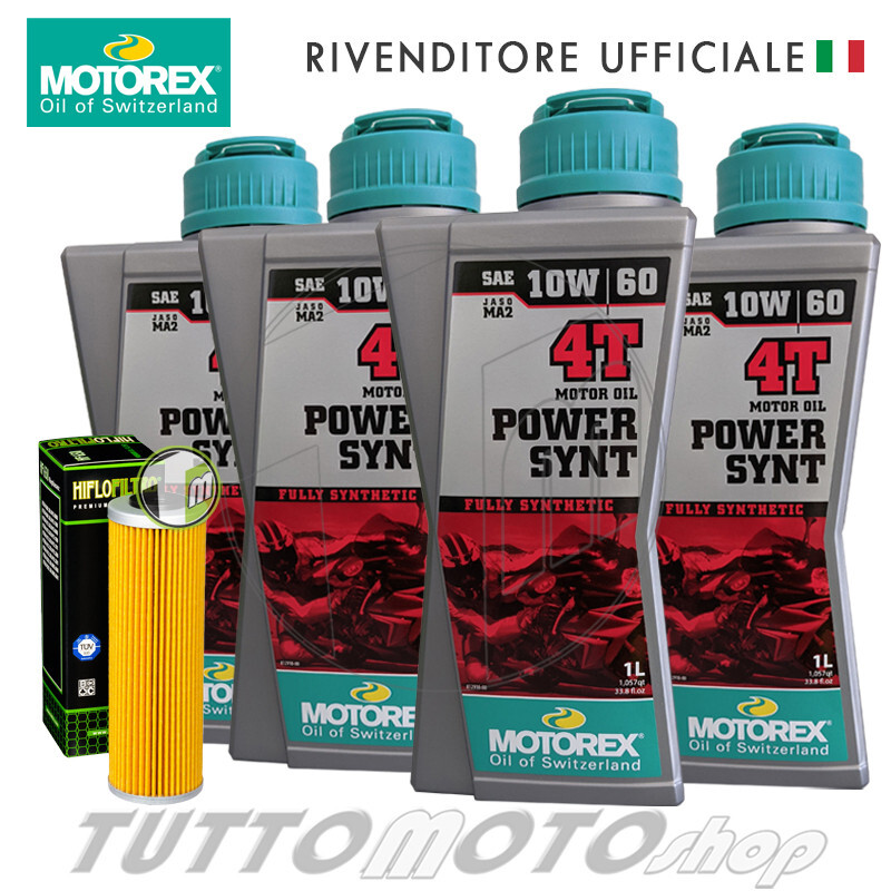 Tagliando KTM Super Adventure 1290 R-S 2017-2020 Motorex Power Synt + Filtro