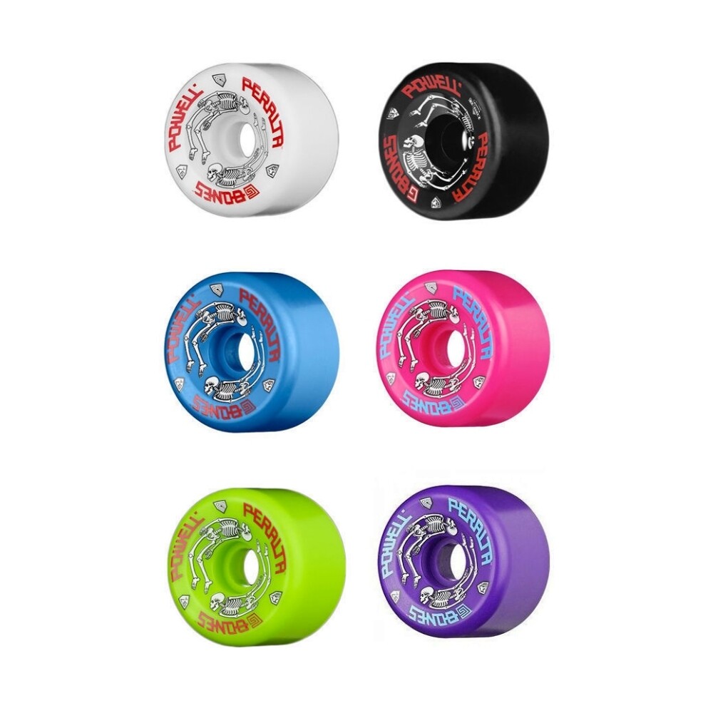 POWELL PERALTA SKATEBOARD WHEELS G-BONES 64MM 97A G BONES