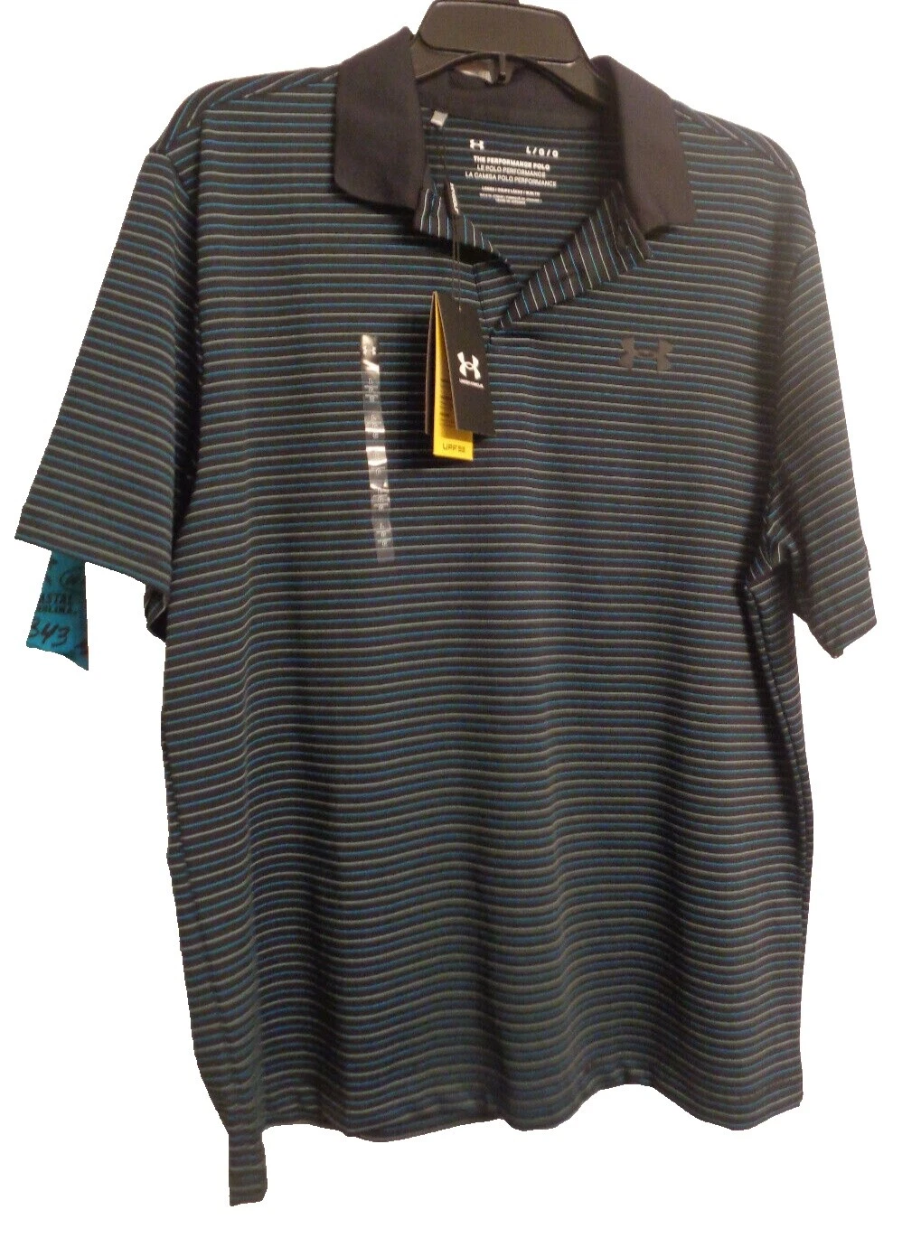 Under armour Short Sleeve Striped Casual Button-Down Shirts for Men