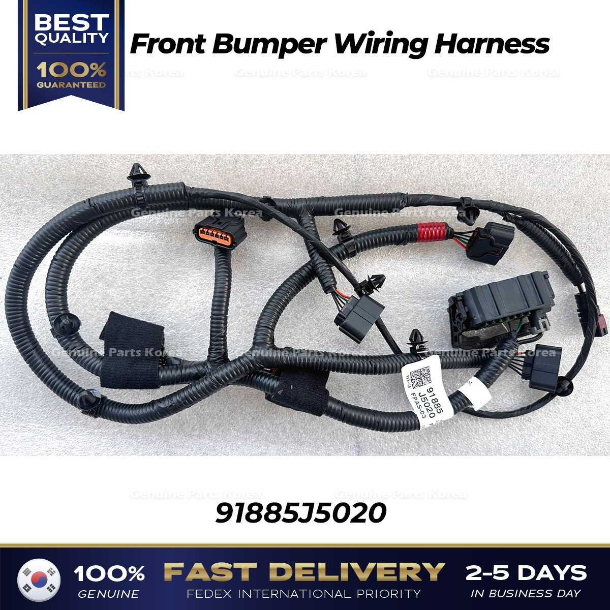 ⭐Genuine⭐ Front Bumper Wiring Harness 91885J5020 for Kia Stinger