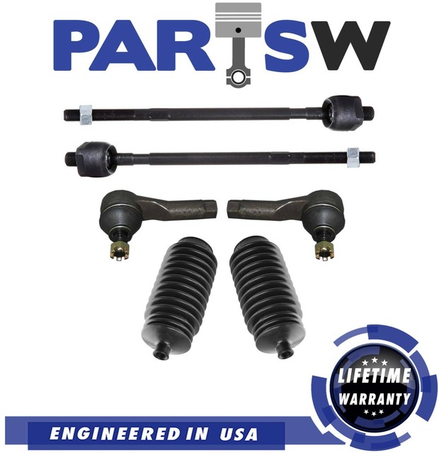 New All (4) Inner & Outer Tie Rods Tie Rod Boots for Nissan Maxima Infiniti I30 eBay