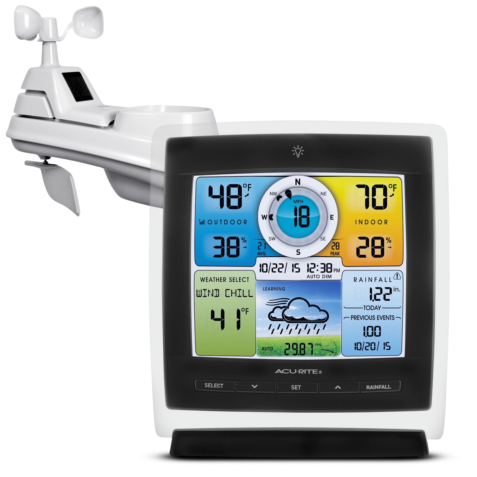 AcuRite Iris® (5in1) Indoor/Outdoor Wireless Weather Station eBay