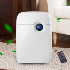 Mini Dehumidifier for Bedroom Caravan RV Garage 2.5L Water Tank w/ Drain Hose