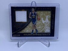 Alec Burks #2 [099/199 Player-Worn Material] 2015-16 Black Gold Basketball *HOT*