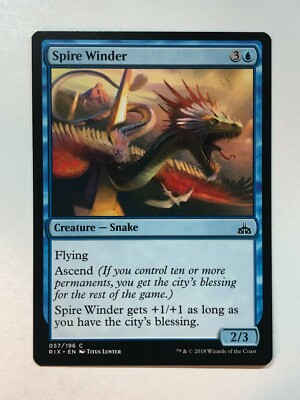 MTG Spire Winder Rivals of Ixalan 57/196 Regular Common