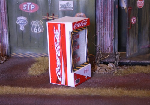 Frigo boisson Coca cola élément diorama atelier garage 1/18 - Foto 2 di 5