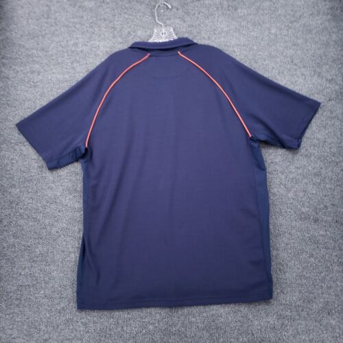 Alo Polo Shirt Mens 2XL Blue Cool Fit Short Sleeve Collared Athletic Golf - Picture 2 of 17