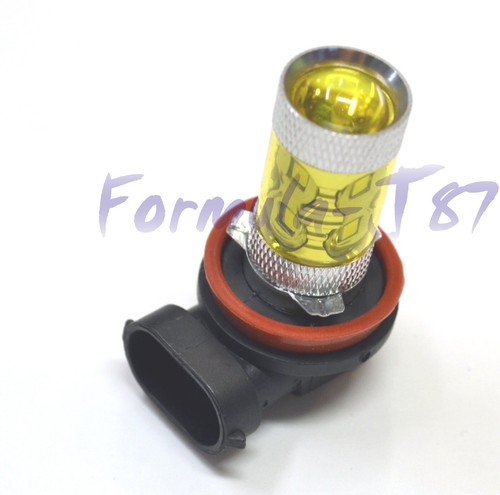 LED 80W H8 Yellow 3000K Two Bulbs Fog Light Replace Plug Play Upgrade EO Color - Picture 2 of 12
