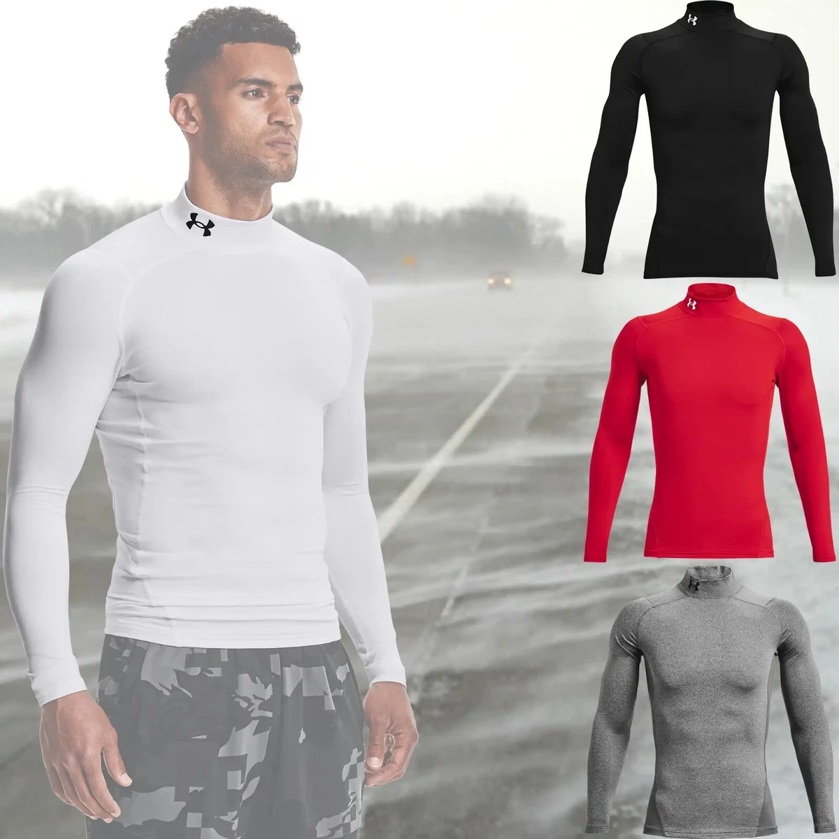 Under Armour ColdGear Armour Long Sleeve Lacrosse Tops