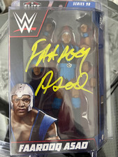 Faarooq Asad Ron Simmons Signed WWE Elite Wrestling Figure Series 98 JSA COA