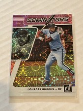 2021 DONRUSS BASEBALL LOURDES GURRIEL DOMINATORS #DOM9 Pink Fireworks Parallel