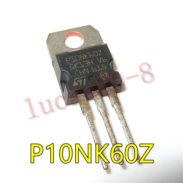5PCS P10NK60Z STP10NK60Z TO220 N-channel 600V - 0.65OHM - 10A Power ...
