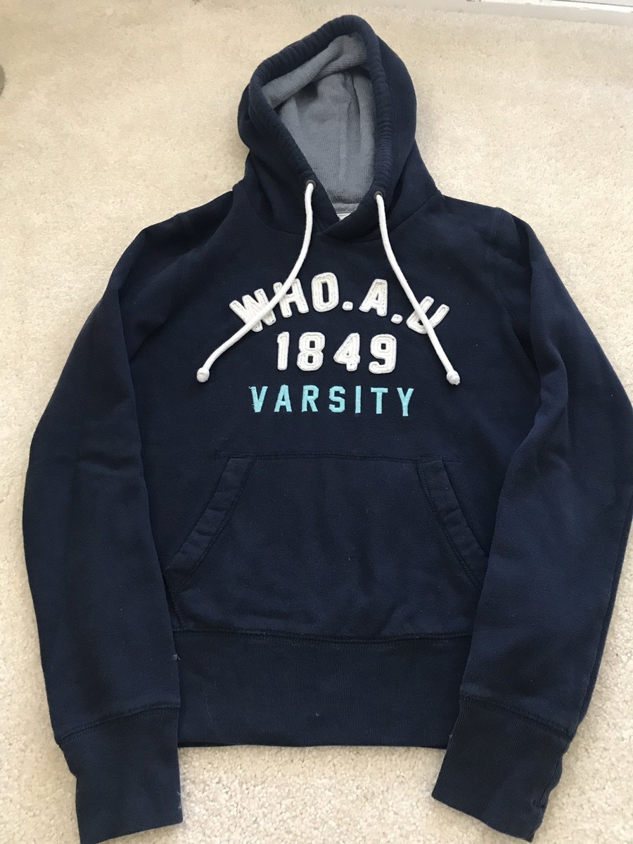 【韓国WHO.A.U フーアーユー】California Patch Sweatshirt California WHO.A.U 1849 Varsity Long sleeves hoodie jumper