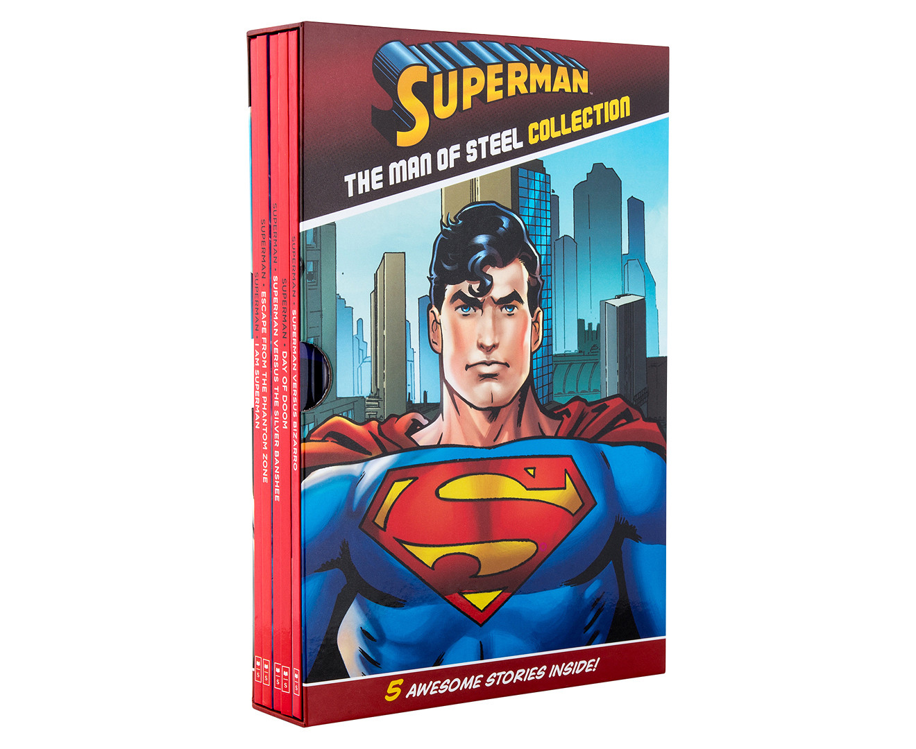 T-shirt Superman Man Of Steel DC Comics - Taille XL - Gris - Occasion