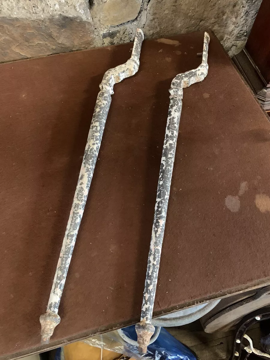 Pair of Antique Industrial Cast Iron table Legs