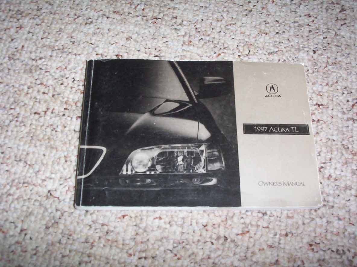 1998 Acura TL Sedan Owner Owner's Manual User Guide Premium 2.5L