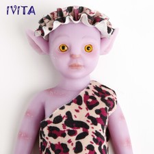 12inch Full Silicone Floppy Pink Avatar Girl Vivid Lifelike Silicone Avatar Doll