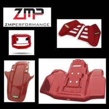 NEW HONDA ATC250R 86 RED FRONT AND REAR FENDER COMPLETE SET 1986