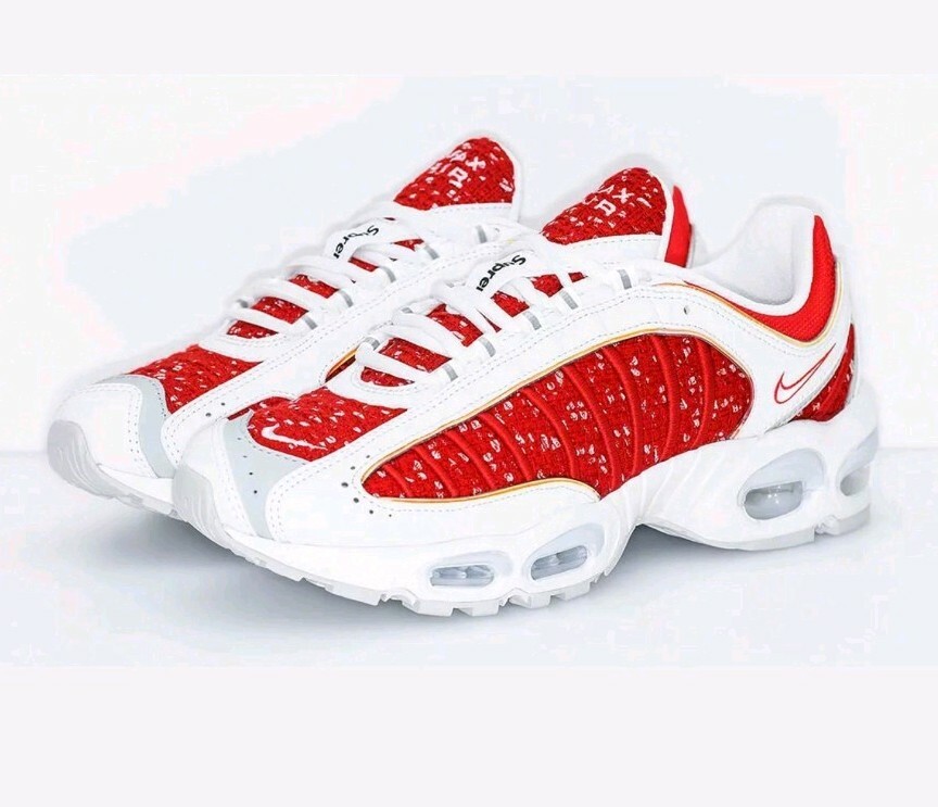 Supreme Nike Air Tailwind IV Red White 100% Authentic Men's Size