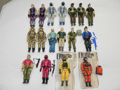 Lot 17 Vintage 80 S Gi Joe All Marked 1985 Action Figure File