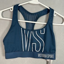 Victoria's Secret The Player Racerback Blue Sport Bra Size XS