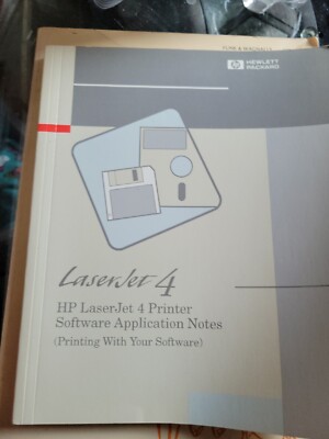 Hewlett-Packard PCL5 Postscript LaserJet 4 Network Notes for the HP Printer 