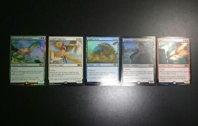 all gift cards mtg Magic the Gathering Pack english Wizards Coast Trading : Toys & Games You may reveal a creature card and/or a land card from among them and put the revealed cards into your hand ALL 5 FOIL CARDS Exclusive