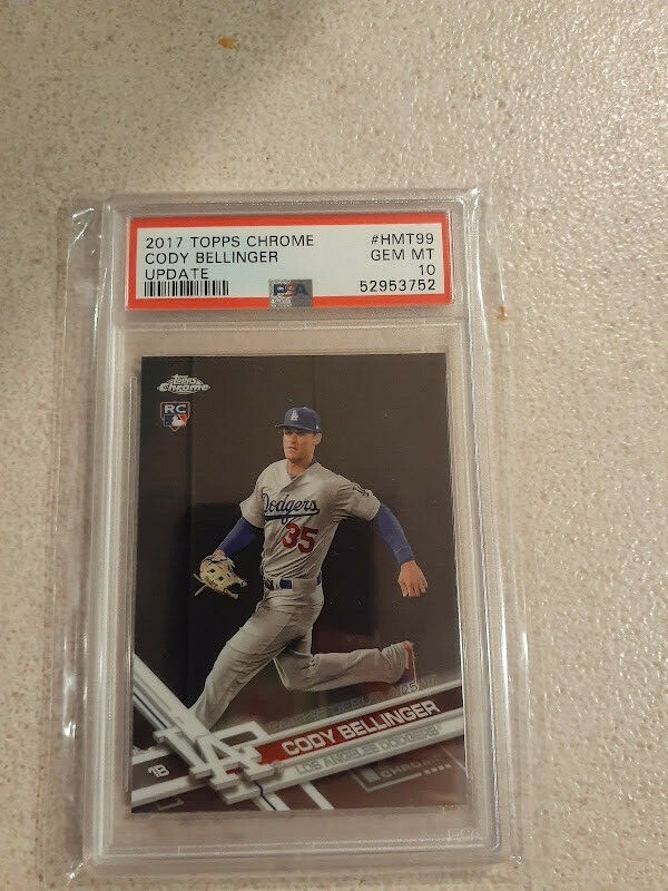 2017 Topps Chrome Update #99 Cody Bellinger Rookie Rookie Debut PSA 10 GEM MINT