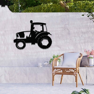 Metall Traktor Wandbild, rostiger Bauernhof, Oldtimer Traktor, Papa Traktor, Geschenk für Papa