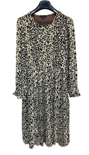 Mobwife animal print NWT J Crew dress size 10 pleated skirt drapey minimalist