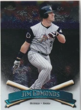 FREE SHIPPING-MINT-1998 Topps Finest No Protector Jim Edmonds #213-ANGELS