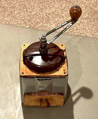 RARE Vintage European Peugeot Freres Coffee Grinder Art Deco