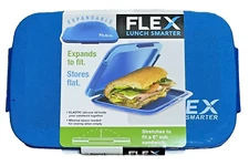 Smart Planet Flex Lunch Smarter Expandable Sandwich Holder Blue NEW!!!!