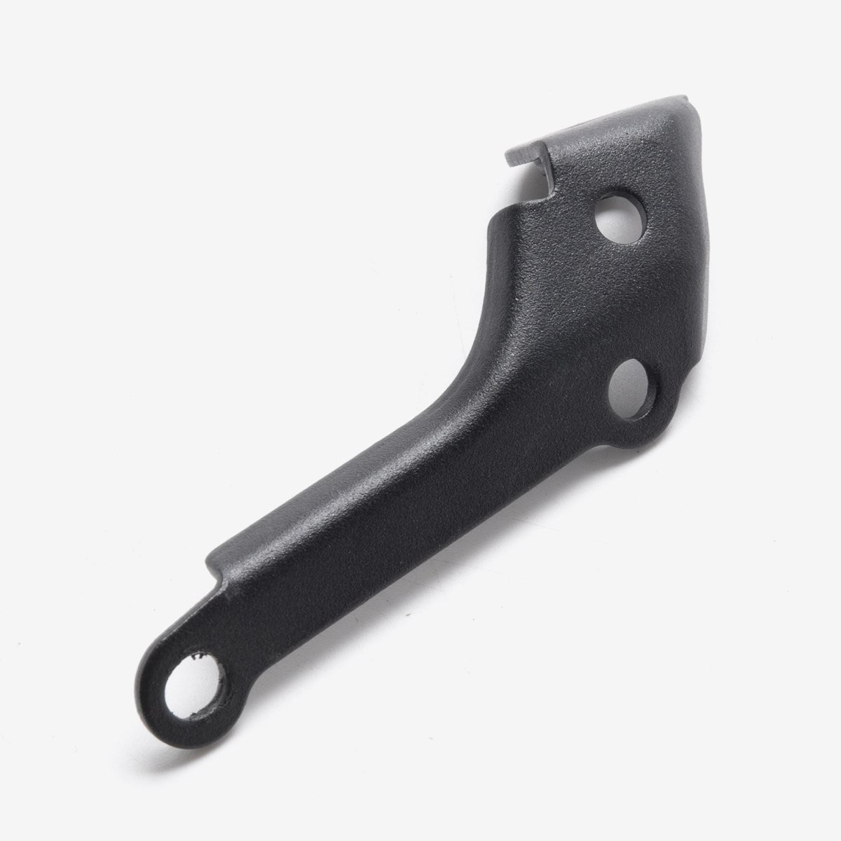 Front Left Engine/Sump Guard Bracket for KY500X-E5 Powder-Coated Black Steel