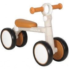 AIYAPLAY Balance Bike Lightweight and Adjustable for 1–2 Years, Cream White