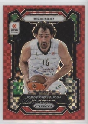 2023 Panini Prizm Turkish Airlines EuroLeague Red Power /75 Jorge Garbajosa 19bd