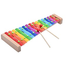 Xylophone 15 Tones Glockenspiel Musical Instrument Toy Gift for kids