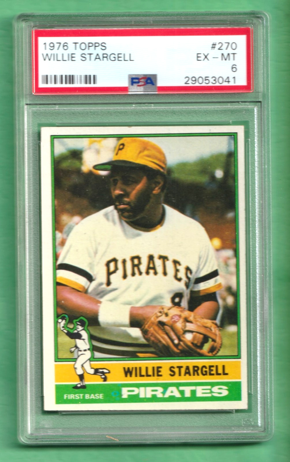 1976 PSA 6 EX-MT Topps Willie Stargell #270  HOF Pittsburgh Pirates