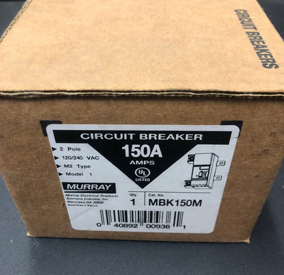 Murray MBK150M Main Circuit Breaker Kit 2-Pole 150-Amp 120/240V M2 TYPE MODEL1