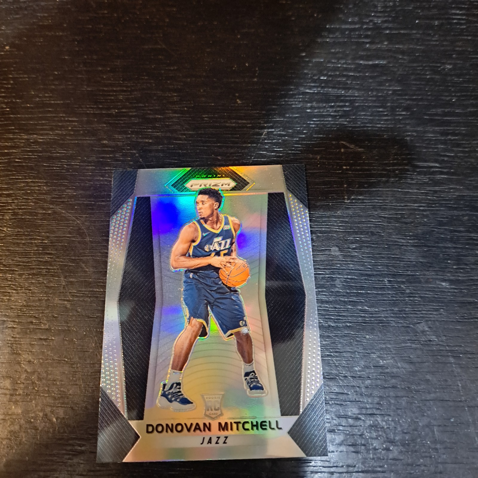 2017-18 Panini Prizm Donovan Mitchell #117 Silver Prizm Rookie (RC) Jazz/Cavs