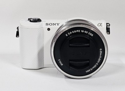 Sony Alpha a5000 20.1MP Digital Camera-White(Kit w/ 16-50mm
