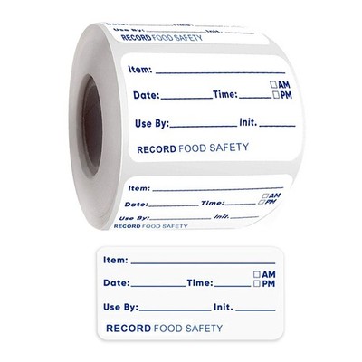 500pcs/roll Kitchen Sticker Refrigerator Freezer Food Storage Date Content Label