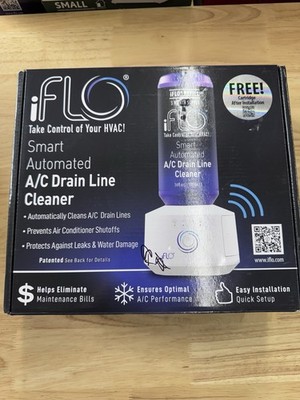 iFLO IFLOKIT01 Smart Automated AC Drain Line Cleaning System 36FL.oz 3Mth Supply