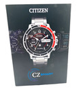 Citizen CZ Smart Mens Watch Black n Red-Wear OS By google New in Box