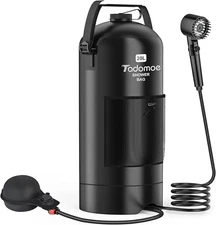Portable Shower for Camping, 5 Gal/20L Solar Heating Camping Shower Bag w/ Ba...