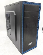 Deepcool Tesseract BF Mid Tower Blue / Black ATX PC Computer Case *B-GRADE*