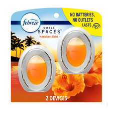 Febreze Small Spaces Air Freshener, Odor-Fighting, 1 Count Pack of 2 , Blue