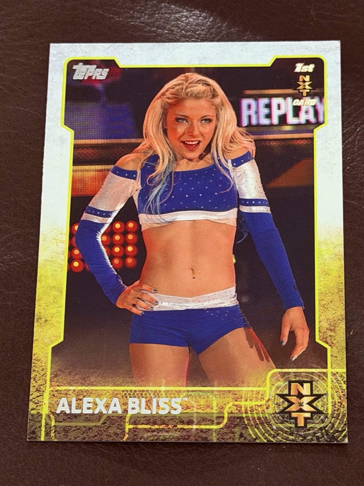 2015 Topps Chrome WWE Alexa Bliss #92 (RC) NXT Rookie Card