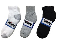 12 Pairs Mens Quarter Cut Ankle Socks Sport Cotton Solid Color 1 Dozen Pack